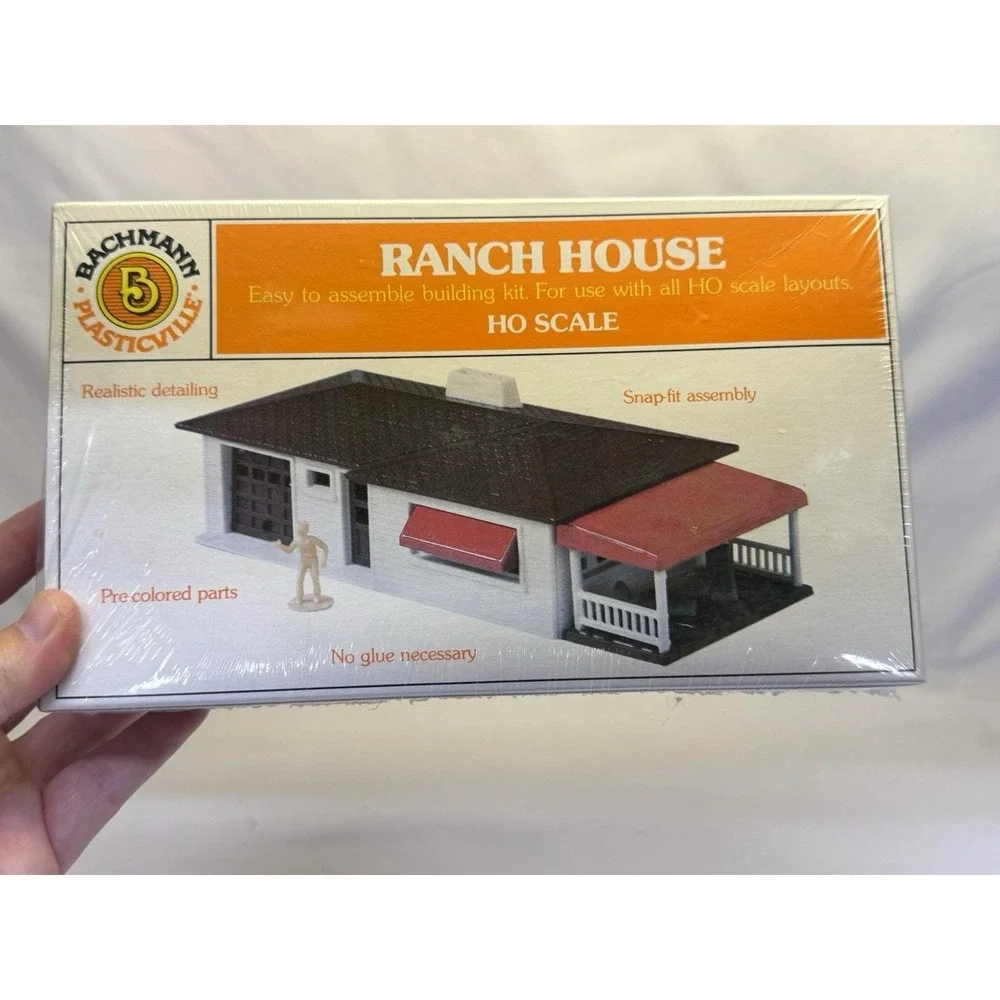 Bachmann HO Kit Set Of 3 Water Tank, Ranch House & Super Market *New Sealed*